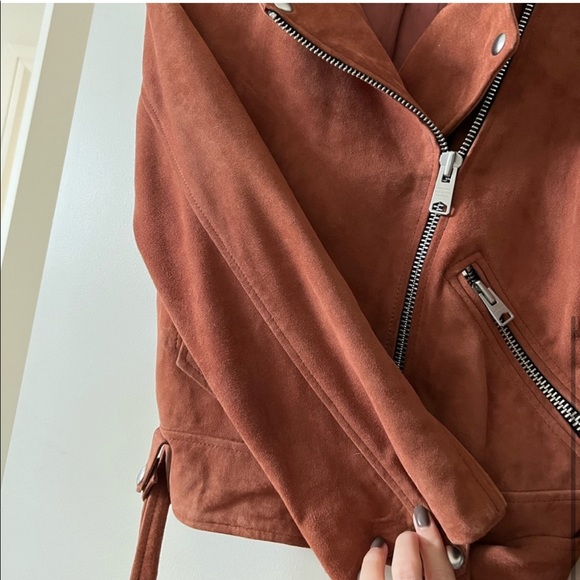 ALLSAINTS suede leather jacket, like new - Picture 2 of 6